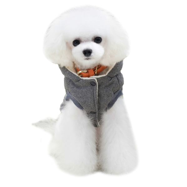 Cute Comfortable Winter Hooded Dog's Vest